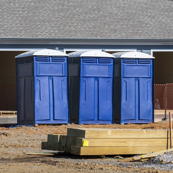 what is the cost difference between standard and deluxe porta potty rentals in Claremont South Dakota